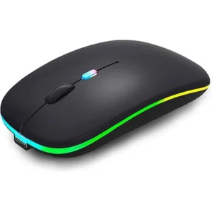 WIRELESS BLUETOOTH MOUSE RECHARGEABLE WITH RGB LIGHT