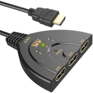 HDMI SWITCH 4K 3 PORT HDMI SPLITTER