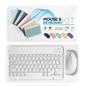 PORTABLE WIRELESS BLUETOOTH KEYBOARD AND MOUSE SET