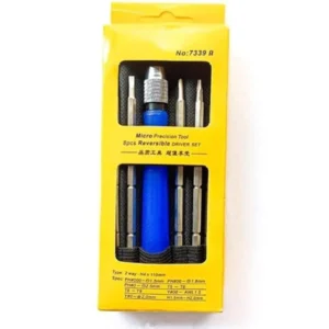 MICRO PRECISION TOOL 8 PCS REVERSIBLE DRIVER SET